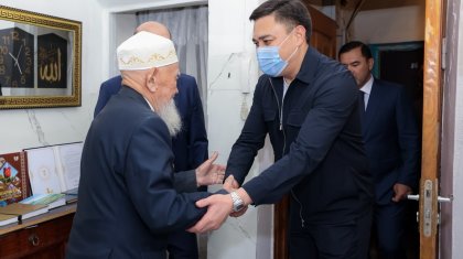 Шымкентте аға буын өкілдеріне құрмет көрсетілді