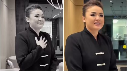 «Қазақ еліне +1 сәби»: Мөлдір Мұқан сүйінші жаңалығын елге жария етті (ВИДЕО)
