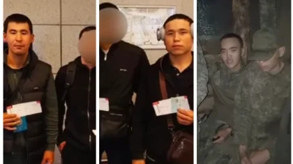 «Үлкен қуаныш»: Ресейде соғыс аймағына тап болған 12 жігіт елге оралды (ВИДЕО)