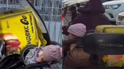 «Үш күнде 80 мың доллар»: Екі баласымен тапсырыс тасыған анаға халық көмектесті (ВИДЕО)