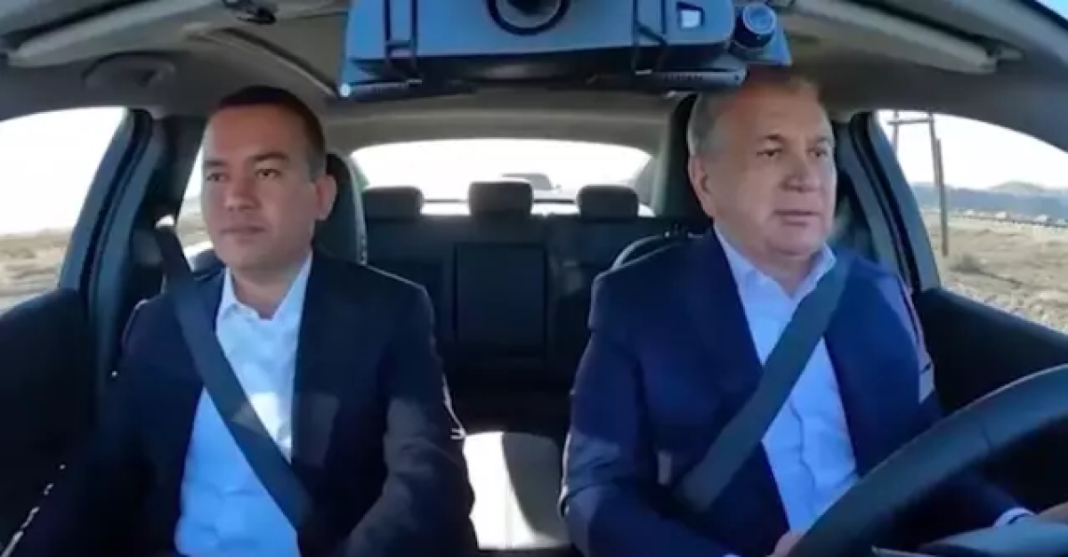 Фото: Видеодан алынған кадр/ telegram.org/k/#@shmirziyoyev