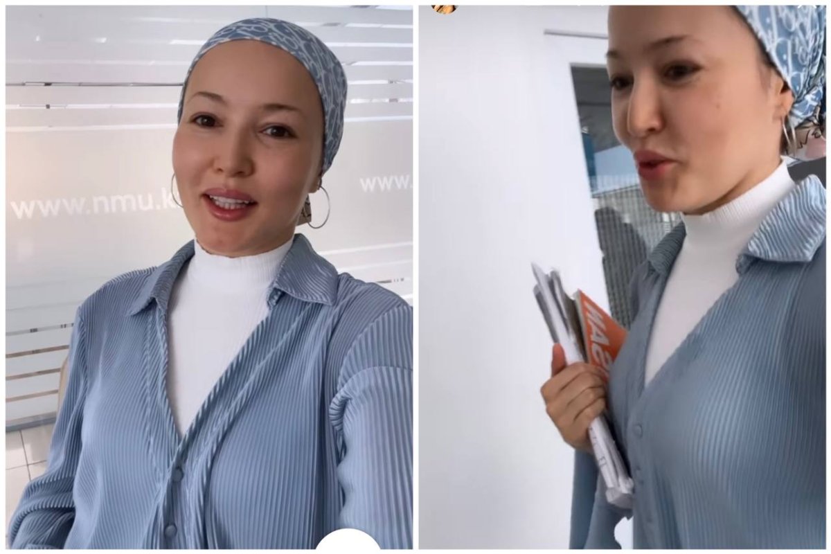 Видеодан кадр: instagram.com/kamshat__zholdybayeva/