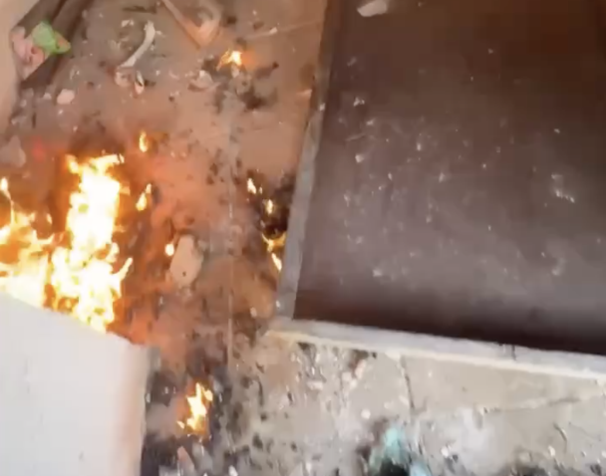 Фото: Видеодан алынған кадр